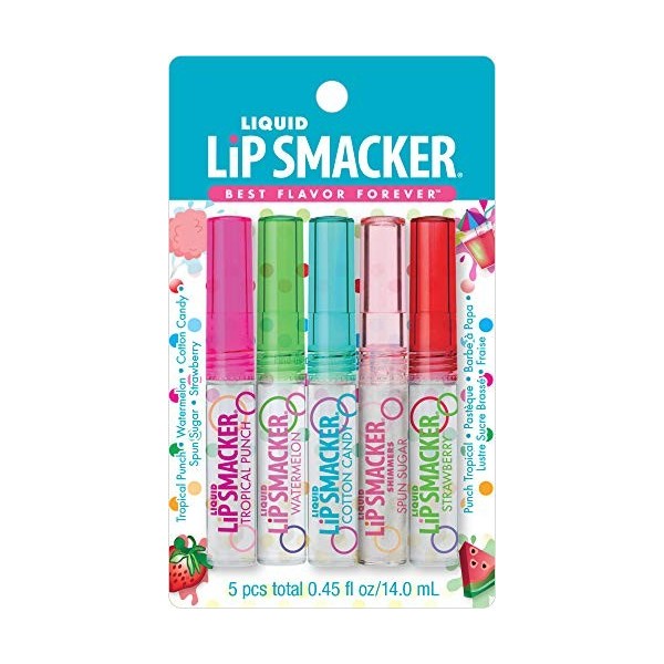 Lip Smacker Liquid Lip Gloss Friendship Pack, 5 Count by Lip Smacker