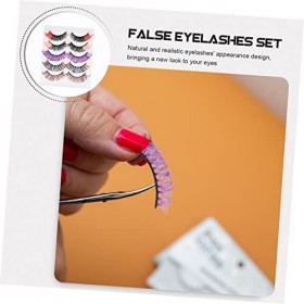 Didiseaon 5 Boîtes Cils Colorés Cils Pleins Faux Cils Légers Et Doux Longs Cils Épais Cils Supplémentaires Cils Longs Et Épai
