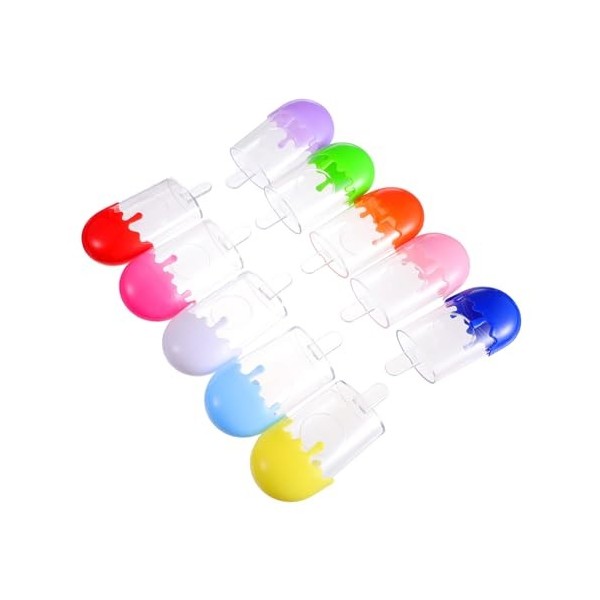 NOLITOY 30 Pièces Boîte à Cils De Crème Glacée Organisateur De Faux Cils Récipient Déchantillon De Maquillage Étui De Rangem