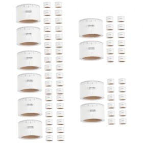 FRCOLOR 250 Pièces Fournitures De Microblading Sourcil Etiquette Autocollante Moule Blanche Traceur Siamois Papier