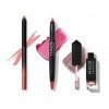 HAUS LABORATORIES by Lady Gaga : 3 WAYS TO STUN HOLIDAY SET | Crayon Eyeliner Gel, Crayon à Lèvres Mat, Fard Liquide, Pochett