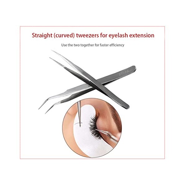 Kit dextension de cils Lash Mannequin Head Greffing Eyellash Tool Greffing Eyelash Tool Set Extension de cils pour les début