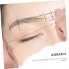 DOITOOL 14 Pièces Encre Motif Fil À Broder Règle Fil De Marquage Des Sourcils Fournitures DOutils Cosmétiques Pour Les Yeux 