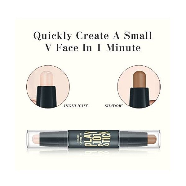 Illuminateur Contouring,Contouring Stick,Bâton Surligneur,Makeup Contouring,Illuminateur Contouring,Contouring Maquillage,Cor