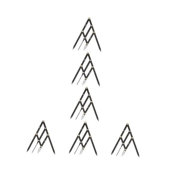 FRCOLOR 7 Pièces Échelle De Deuxième Génération Pochoirs En Métal Étrier De Maquillage Microblading Pochoir Pour Sourcils Tra