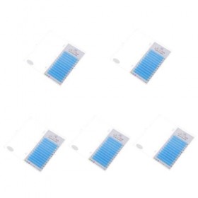 DOITOOL 5 Boîtes Cils De Greffage De Couleur Cils En Grappe Cils Fluo Extensions De Cils De Couleur Extension De Cils Faux Ci