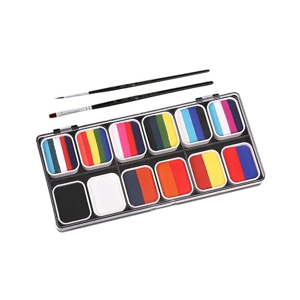 DOITOOL 1 Jeu Peinture Corporelle Pour Adulte Palette De Peinture Corporelle Pour Le Maquillage Kit Maquillage Pour Adulte En