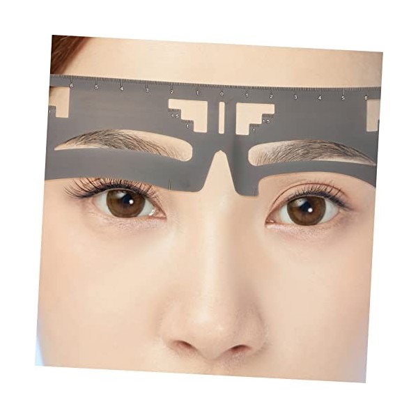 Didiseaon 8 Pièces Règle À Sourcils Pochoir À Sourcils Pochoir À Sourcils Cartographie Sourcils Modèle De Sourcils T Outil T 