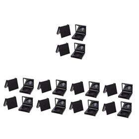 ADOCARN 20 Pcs Outils De Vieillissement Maquillage Mat Carré Organisateurs De Rouge À Lèvres Magnétiques JusquÀ Fard À Paupi