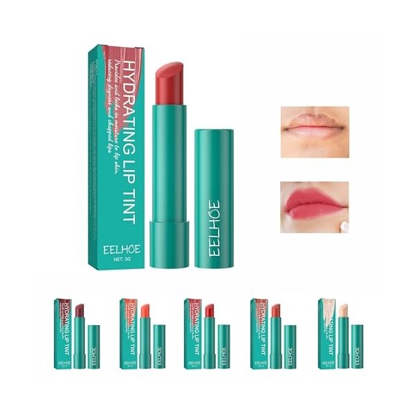 TINDIN Lot de 6 gloss à lèvres brillants, hydratants, pour des lèvres hydratantes et durables - Réduit les lèvres fines et re