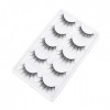 POPETPOP 80 Paires De Cils Faux Cils Naturels Faux Cils 3D Cils Denses