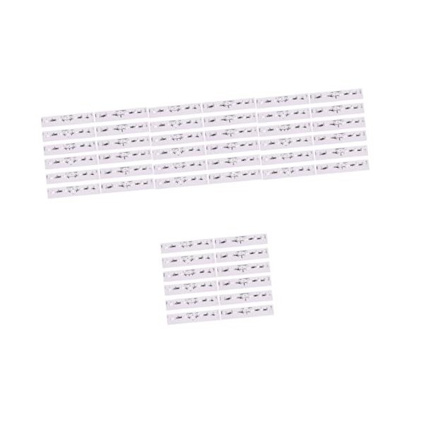 minkissy Règle De Des Sourcils Jetable 500 Pièces Règle Des Sourcils Autocollant Kit De Forme Des Sourcils Règle De Cartograp