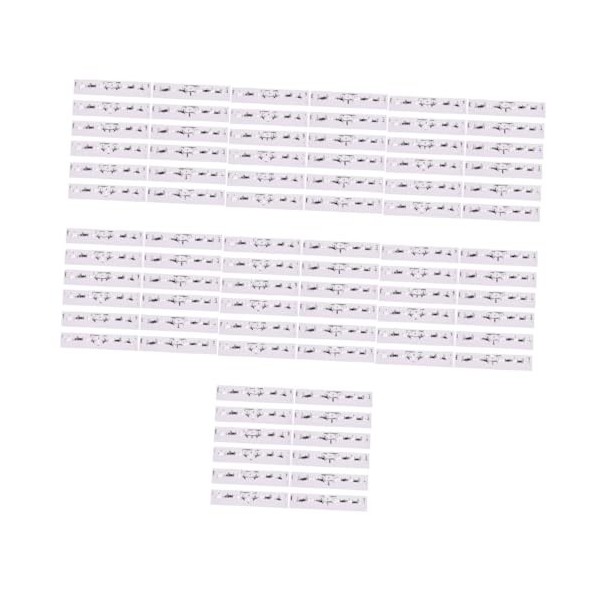 minkissy Règle De Des Sourcils Jetable 500 Pièces Règle Des Sourcils Autocollant Kit De Forme Des Sourcils Règle De Cartograp