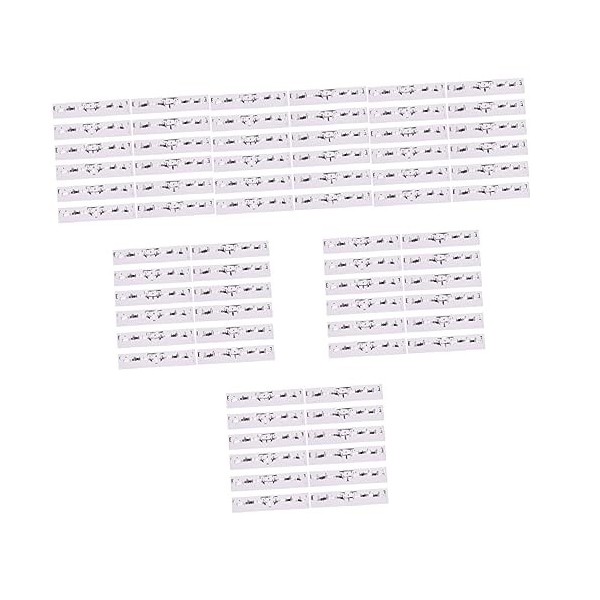 minkissy Règle De Des Sourcils Jetable 500 Pièces Règle Des Sourcils Autocollant Kit De Forme Des Sourcils Règle De Cartograp