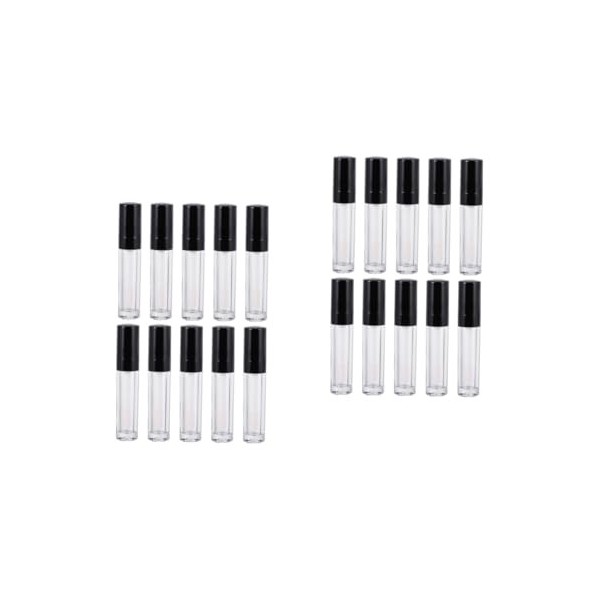 minkissy 20 Pcs De Brillant À Lèvres Brillant À Lèvres Plus Dodu Récipient De Brillant À Lèvres Clair Brillant À Lèvres Mini 