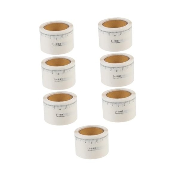 FRCOLOR 5 Rouleaux Règle De Des Sourcils Autocollants De Maquillage Outils De Maquillage Kit De Maquillage Outil DÉtrier Out