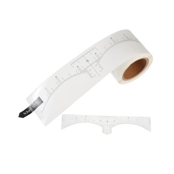 FRCOLOR 5 Rouleaux Règle De Des Sourcils Autocollants De Maquillage Outils De Maquillage Kit De Maquillage Outil DÉtrier Out