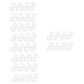 FRCOLOR 48 Pièces Boîte De Fard à Paupières Vide Conteneurs en Plastique Pot De Maquillage avec Couvercles Petits Contenants 