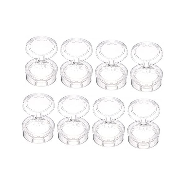 FRCOLOR 48 Pièces Boîte De Fard à Paupières Vide Conteneurs en Plastique Pot De Maquillage avec Couvercles Petits Contenants