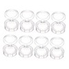 FRCOLOR 48 Pièces Boîte De Fard à Paupières Vide Conteneurs en Plastique Pot De Maquillage avec Couvercles Petits Contenants 