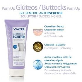 Yacel Push Up Fesses | Lift, sculpte et réduit les vergetures des fesses | Fesses fermes et érigées | Approprié pendant la gr