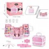 WESTCH Childrens Washable Makeup Set, Childrens Washable Cute Makeup Tools, Kids Make Up, Portable Kids Makeup Sets, Water-So