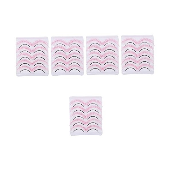 Housoutil 25 Paires De Faux Cils Colorés Cils Colorés Faux Cils Faux Cils DHalloween Faux Cils Dramatiques Faux Cils De Fête