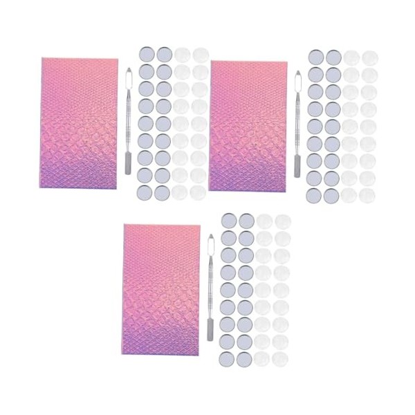 POPETPOP 2 Ensembles Boîte De Fard à Paupières De Maquillage Étui Magnétique De Voyage Maquillage Magnétique Vide Palette Mag