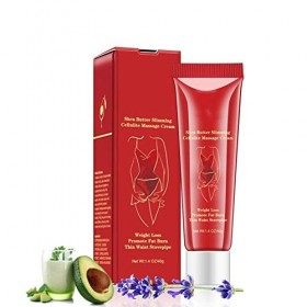 Crème Chaude Crème Minceur pour la Perte de Poids Crème Brûlante de Graisse Corporelle pour Réduire le Ventre Jambes Bras Cui