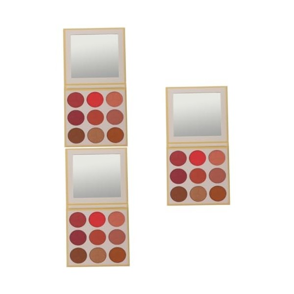 minkissy 2 Pcs 9 Palette De Maquillage En Poudre Fard À Paupières Scintillant Palette De Paillettes Maquillage Fard À Paupièr