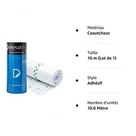 Bandage de tatouage de Dermalize Pro dans ladhésif transparent de rouleau de 6 pouces x 10,9 courge / 10 mètres de rouleau a