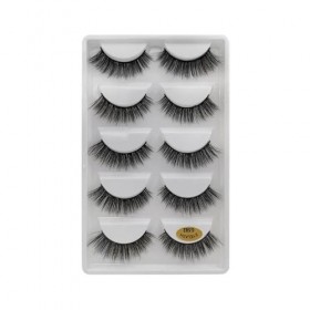 UAMOU En vrac 2/50/100 boîtes de Faux Cils 3D Cils de vison Volume naturel Extension de Cils Faux Cils en vrac Cilios Cheerfu