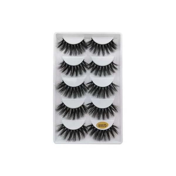 UAMOU En vrac 2/50/100 boîtes de Faux Cils 3D Cils de vison Volume naturel Extension de Cils Faux Cils en vrac Cilios Cheerfu