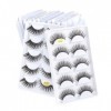 UAMOU En vrac 2/50/100 boîtes de Faux Cils 3D Cils de vison Volume naturel Extension de Cils Faux Cils en vrac Cilios Cheerfu