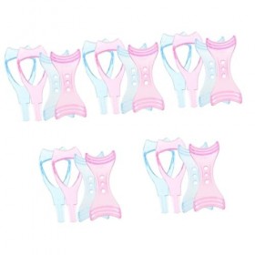 Didiseaon 60 Pièces Outils De Maquillage Du Visage Guide Eye-liner En Plastique Pochoirs Eye-liner Coussinets De Bouclier De 