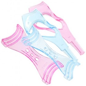 Didiseaon 60 Pièces Outils De Maquillage Du Visage Guide Eye-liner En Plastique Pochoirs Eye-liner Coussinets De Bouclier De 