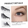 Didiseaon 80 Paires Cils Ioni Pestañas Postizas Nature 3d Fournitures De Maquillage Produits De Beauté Imitation Vison Masse