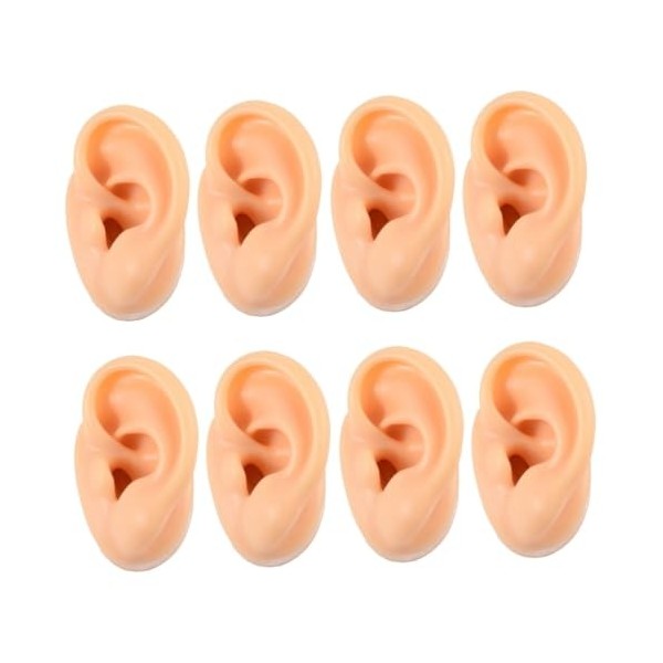 FRCOLOR 6 Pièces Modèle Doreille En Silicone Modèle De Corps Humain Fausses Oreilles Modèle Ponctuel Modèle Doreille Humain