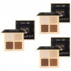 FOMIYES 3 Pièces Poudre DOmbrage Maquillage Surbrillance Contour Kit Femmes Contour Poudre Surligneur Cosmétique Correcteur 