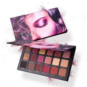 Eyeshadow Palette,PowerFul-LOT 18 Couleurs Twilight & Dusk Ombre À Paupières Maquillage Palette Chaude Matte Glitter Oeil Omb
