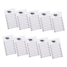 Angoily 1 Ensemble Planche À Cils Kit Dextension Cils Panneau Daffichage Des Cils Plateau À Cils Palette Bandes Outil Greff