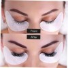 Ipetboom 8 Boîtes De Greffage De Faux Cils Lumière Douce Faux Cils Épais Cils 3D Faux Cils Faux Cils Maquillage Cils Adhésif 