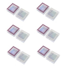 POPETPOP 12 Pièces Boîte à Cils De Fenêtre Organisateur De Maquillage Greffe De Cils Tient Les Faux Cils Conteneur De Cils En