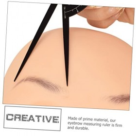 Didiseaon 4 Pièces Règle De Des Sourcils Pochoirs De Règle De Sourcil Règle De Maquillage Permanent Des Sourcils Rollers Mach