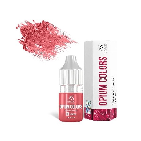 Pigment maquillage permanent levres L3-LYCHEE 6 ml OPIUM COLORS 