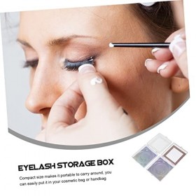FRCOLOR 12 Pièces Boîte à Cils De Fenêtre Greffe De Cils Tient Les Faux Cils Organisateur De Maquillage Organisateur De Faux 