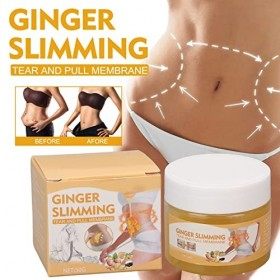 Crème Amincissante au Gingembre, 2 Membranes Amincissantes pour le Corps pour Raffermir et Tonifier la Peau, Crème Amincissan