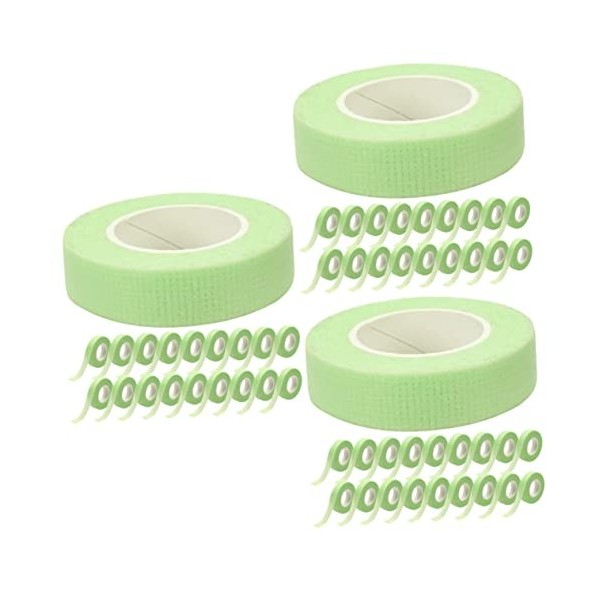 POPETPOP 60 Rouleaux De Fournitures DExtension De Cils Ruban De Greffage De Cils Ruban De Cils Vert Ruban De Tissu De Cils F