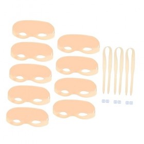 Housoutil Ensemble De Pratique De De Sourcil Lame Rasoir Fausse Peau Taille Des Sourcils Gel De Silice