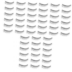 Housoutil 60 Paires Cils Ioni Nature 3d Pestañas Postizas Fournitures De Maquillage Latisse Imitation Vison Multicouche